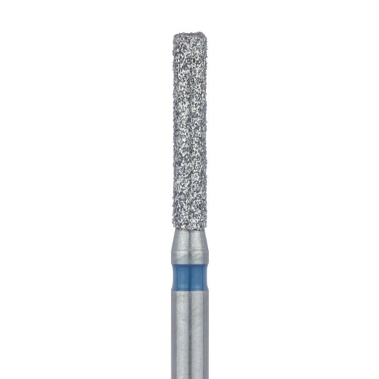 Round Edge Extra Long Cylinder Diamond Bur, 1.4mm Medium, FG