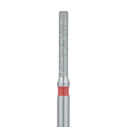 Round Edge Extra Long Cylinder Diamond Bur, 1.2mm Fine FG