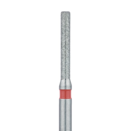 Round Edge Extra Long Cylinder Diamond Bur, 1.2mm Fine FG