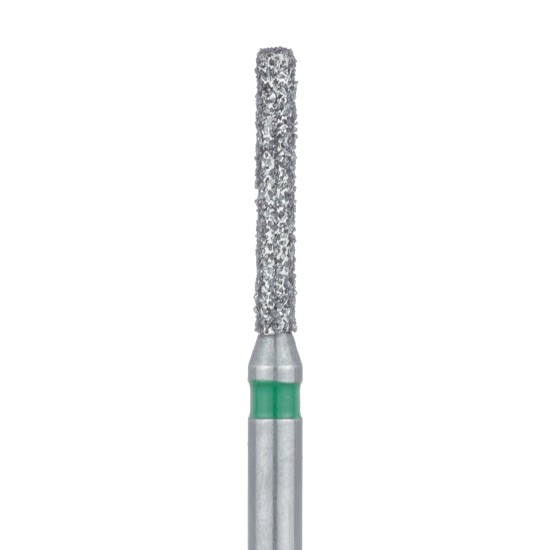 842G-012-FG ROUND EDGE EXTRA LONG CYLINDER DIAMOND BUR, 1.2MM COARSE FG