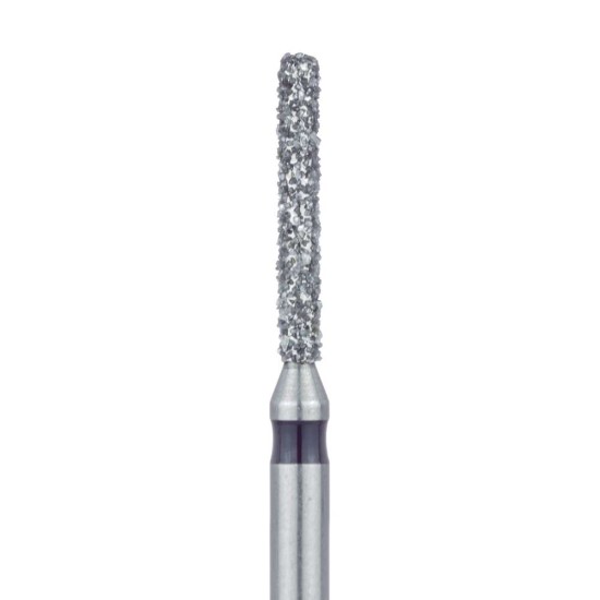 Round Edge Extra Long Cylinder Diamond Bur, 1.2mm Super Coarse FG