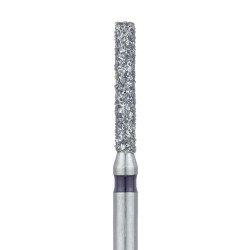 Round Edge Extra Long Cylinder Diamond Bur, 1.4mm Super Coarse FG