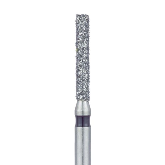 Round Edge Extra Long Cylinder Diamond Bur, 1.4mm Super Coarse FG