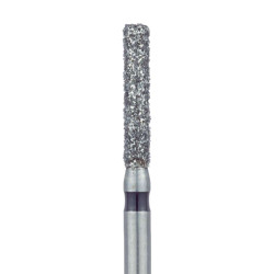 Round Edge Extra Long Cylinder Diamond Bur, 1.6mm Super Coarse FG