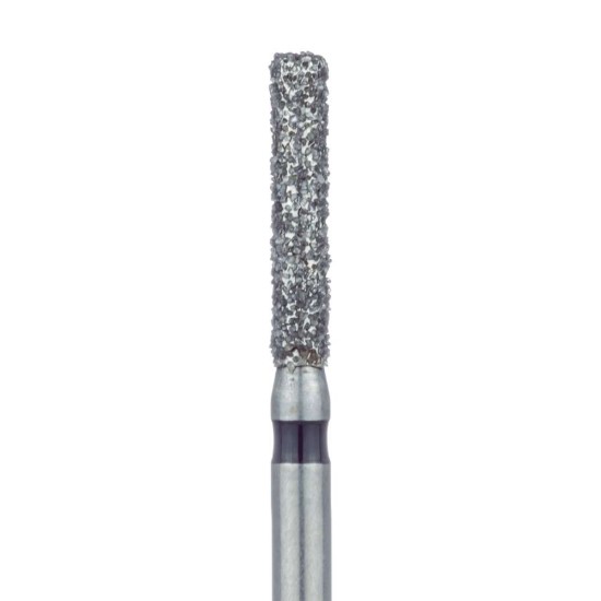 Round Edge Extra Long Cylinder Diamond Bur, 1.6mm Super Coarse FG