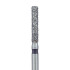 Round Edge Extra Long Cylinder Diamond Bur, 1.6mm Super Coarse FG