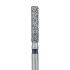 Round Edge Extra Long Cylinder Diamond Bur, 1.8mm Super Coarse FG