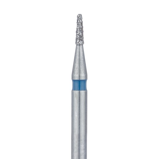 Tapered Flat End Diamond Bur, 0.9mm Medium FG