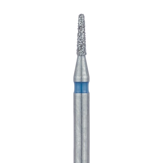 Tapered Flat End Diamond Bur, 1.0mm Medium FG