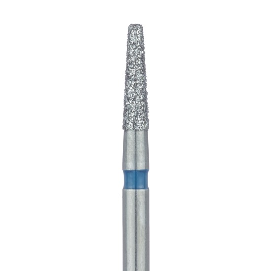 Tapered Flat End Diamond Bur, 1.4mm, 6mm WL Medium FG