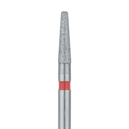 Tapered Round Edge Diamond Bur 1.6mm Fine FG