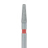Tapered Round Edge Diamond Bur 1.8mm, 6mm WL Fine FG