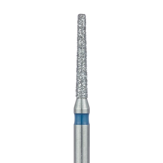 Tapered Flat End Diamond Bur, 1.2mm, 8mm Medium FG