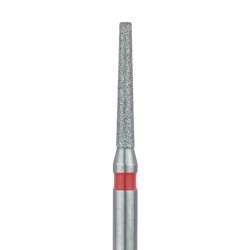 Tapered Flat End Diamond Bur, 1.2mm Fine FG