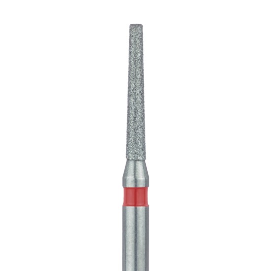 Tapered Flat End Diamond Bur, 1.2mm Fine FG