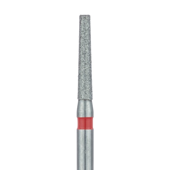 Tapered Flat End Diamond Bur, 1.4mm Fine FG