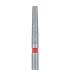 Tapered Flat End Diamond Bur, 1.6mm, 8mm WL Fine FG