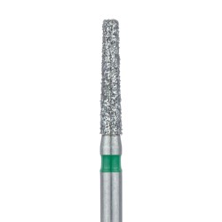 Tapered Flat End Diamond Bur, 1.6mm, 8mm WL Coarse FG