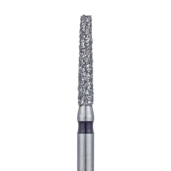 Tapered Flat End Diamond Bur, 1.6mm Super Coarse SS