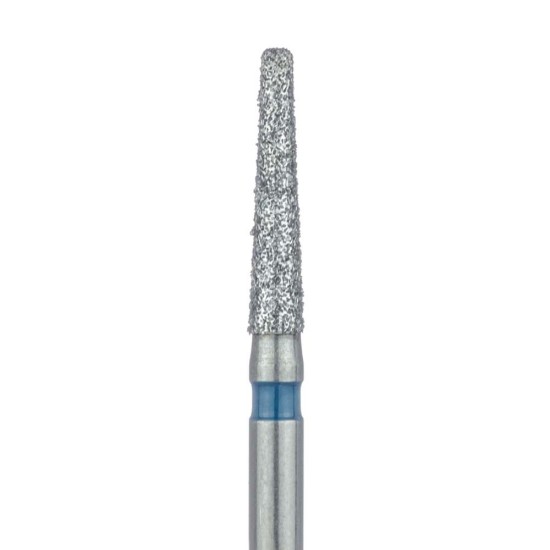 Long Tapered Round Edge Diamond Bur, 1.6mm Medium FG