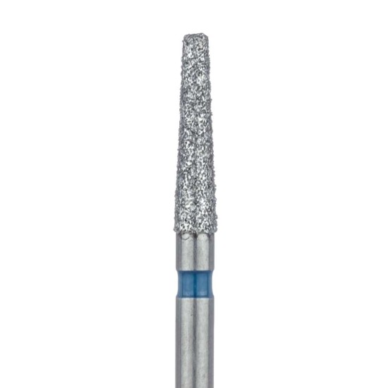 Long Tapered Round Edge Diamond Bur, 1.8mm Medium FG