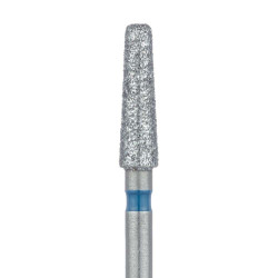 Long Tapered Round Edge Diamond Bur, 2.3mm Medium FG