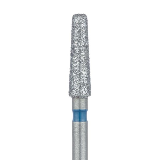 Long Tapered Round Edge Diamond Bur, 2.3mm Medium FG