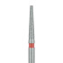 Long Tapered Round Edge Diamond Bur, 2.6mm Fine FG