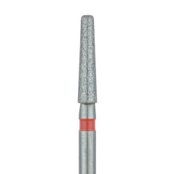 Long Tapered Round Edge Diamond Bur, 1.8mm Fine FG