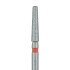 Long Tapered Round Edge Diamond Bur, 1.8mm Fine FG