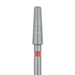Long Tapered Round Edge Diamond Bur, 2.3mm Fine FG