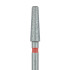 Long Tapered Round Edge Diamond Bur, 2.3mm Fine FG