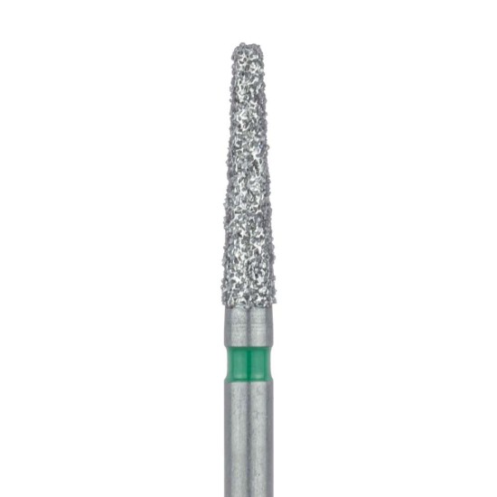 Long Tapered Round Edge Diamond Bur, 1.8mm Coarse FG