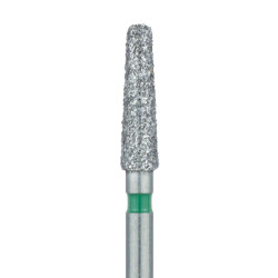Long Tapered Round Edge Diamond Bur, 2.3mm Coarse FG