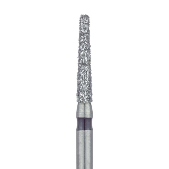 Long Tapered Round Edge Diamond Bur, 1.6mm Super Coarse FG