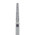 Long Tapered Round Edge Diamond Bur, 1.6mm Super Coarse FG
