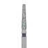 Long Tapered Round Edge Diamond Bur, 1.8mm Super Coarse FG