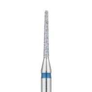 Extra Long Tapered Flat End Diamond Bur, 1.2mm Medium FG