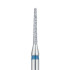 Extra Long Tapered Flat End Diamond Bur, 1.2mm Medium FG