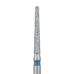 Extra Long Tapered Flat End Diamond Bur, 1.4mm Medium FG