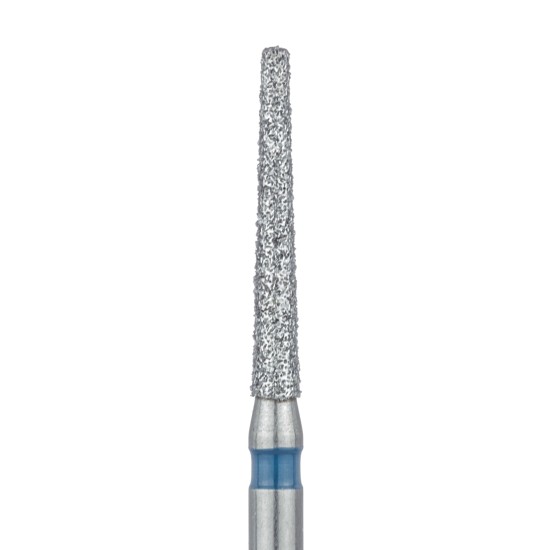 Extra Long Tapered Flat End Diamond Bur, 1.4mm Medium FG