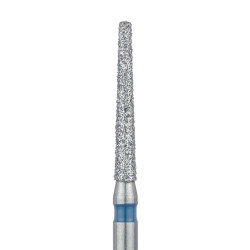 Extra Long Tapered Flat End Diamond Bur, 1.4mm Medium HP