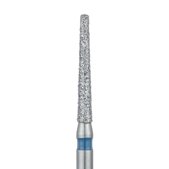 Extra Long Tapered Flat End Diamond Bur, 1.4mm Medium HP