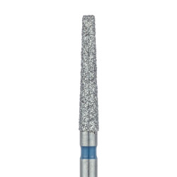 Extra Long Tapered Flat End Diamond Bur, 1.8mm Medium HP