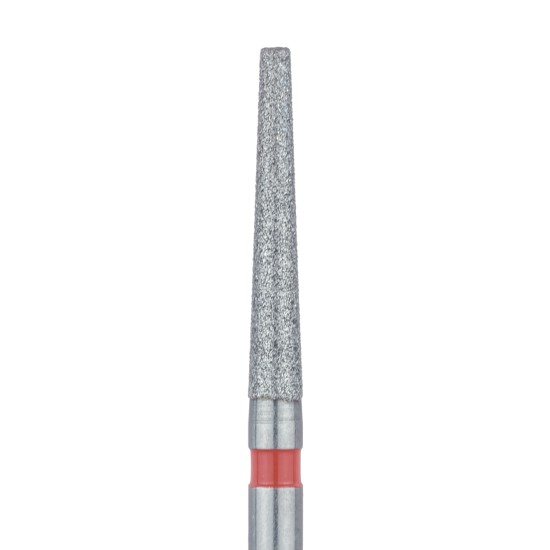 Extra Long Tapered Flat End Diamond Bur, 1.6mm Fine FG