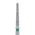 Extra Long Tapered Flat End Diamond Bur, 1.6mm Coarse FG