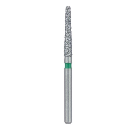 848G-018-FG EXTRA LONG TAPERED FLAT END DIAMOND BUR, 1.8MM COARSE FG