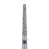 Extra Long Tapered Flat End Diamond Bur, 1.6mm Super Coarse FG