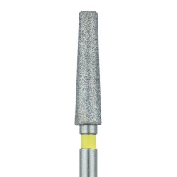 Zirconia Diamond Bur, 2 degree Tapered Flat End, Extra Fine 2.4mm FG