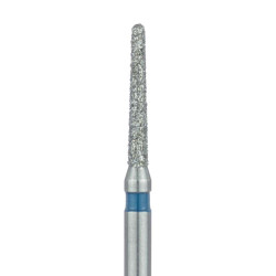 Round End Taper Chamfer Diamond Bur 1.2mm, 8mm WL,  Medium FG